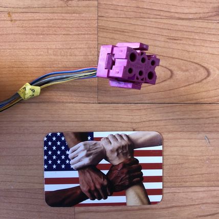 Purple VW Jetta Golf GTI Audi A6 Pigtail Wiring Connector Plug Audi S8 4A0972988