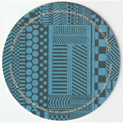 BEER MAT - EDINBURGH BEER FACTORY - PAOLOZZI - (Cat 001 ) - (2015)