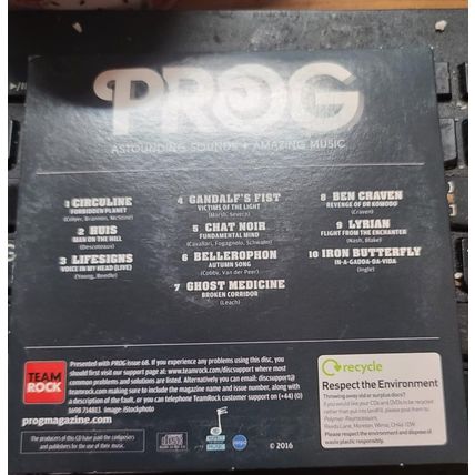 Ocean Song CD Promo Classic Rock Presents PROG 10 Tracks Album P46