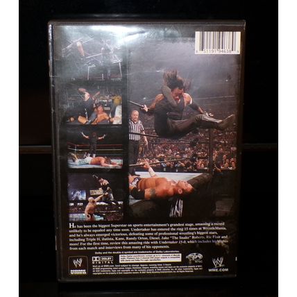 WWE 2007 SPECIAL EDITION UNDERTAKER 15-0 THREE HOUR DVD (NOT BLU-RAY)