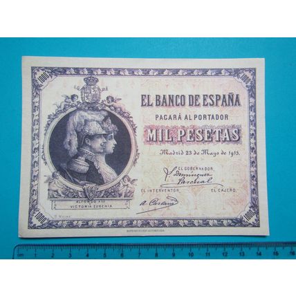 Espana Spain 1915 1000 Pesetas Banknote Reproduction - 192
