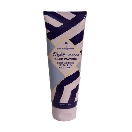 Bath & Body Works Mediterranean Blue Waters Ultra Shea Body Cream 8 oz each