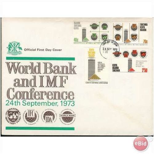 KUT FDC 1973 - SG 333-336 - World Bank & IMF Conference