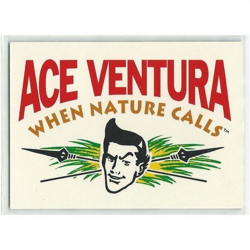 ACE VENTURA ( WHEN NATURE CALLS ) ' PROMO ' card ( 1995)