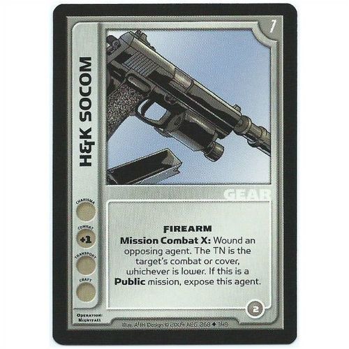 Spycraft CCG Operation Nightfall - 268/349 - H&K SOCOM