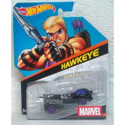 HOT WHEELS ' MARVEL ' HAWKEYE DIECAST car