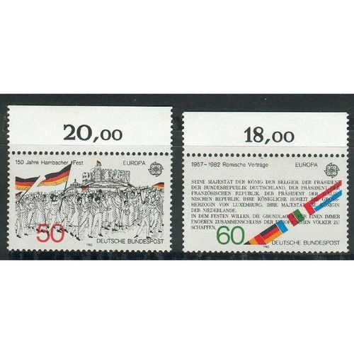 Germany 1982 - SG1994-95 - Europa - Treaty Of Rome (unused)