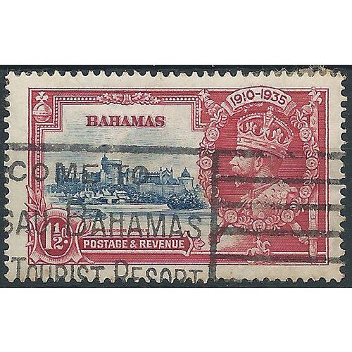 Bahamas 1934 SG141 1 1/2d Deep Blue & Green Silver Jubilee Good+ Used ...