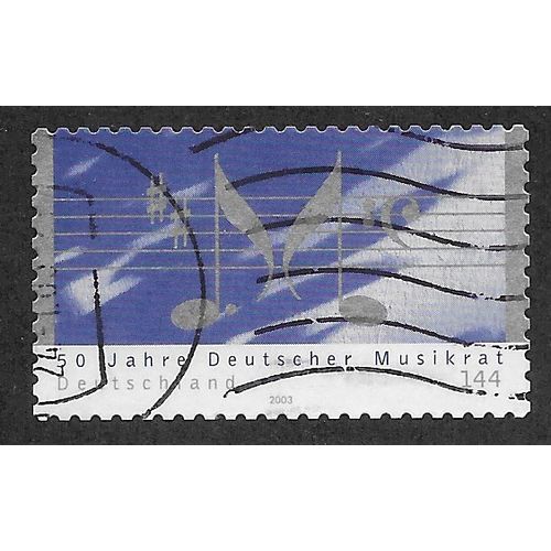GER 2003 144c (S/A) 'DEUTSCHER MUSIKRAT' FINE USED (EBID54-151)