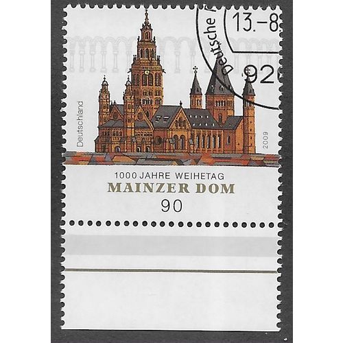 GER 2009 90c 'MAINZ CATHEDRAL' FINE USED (EBID57-099)