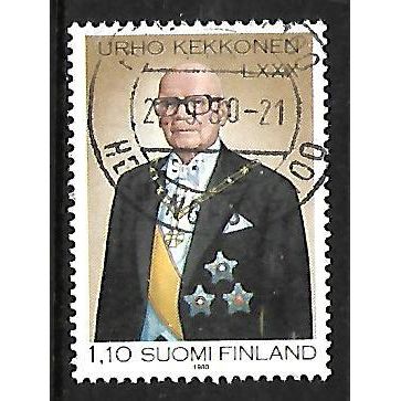 FINLAND 1980 1M.10 PRESIDENT KEKKONENS 80th BIRTHDAY SG 973 FINE USED