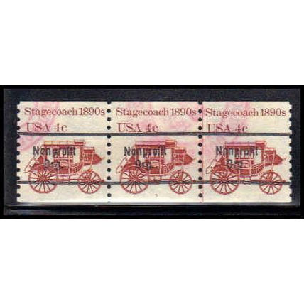 Used 1898Ab 4c Stagecoach Fine PNC 3/3 PA2287