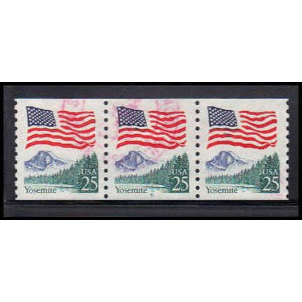 Used 2280a 25c U.S. Flag Very Fine PNC 6/3 PA2875