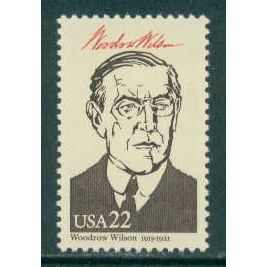 2218i 22c Woodrow Wilson Fine MNH W3141