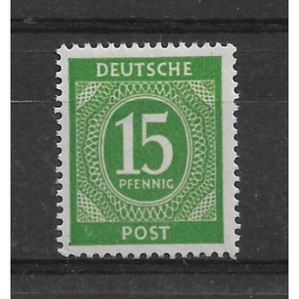 Germany.Allied Occpation.SG910 15pf Green.Mounted Mint.Nov21