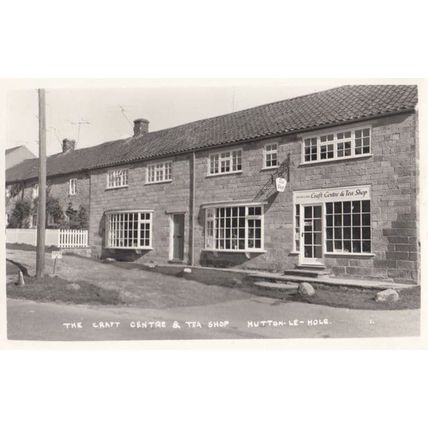 Hutton Le Hole Yorkshire Village Craft Centre Vintage Crafts Real Photo Postcard