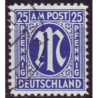 GERMANY Alliiert AmBri [1945] MiNr 0009 ( O/used )
