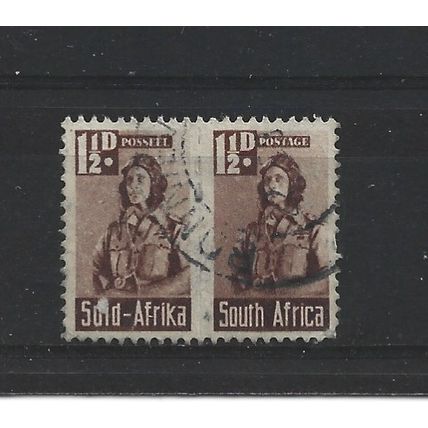 SouthAfrica.SG99 1 1/2d Airman Pair.Fine Used.Aug25b