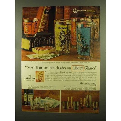 1965 Libbey Glasses Ad - Classics Collection, Rainbow