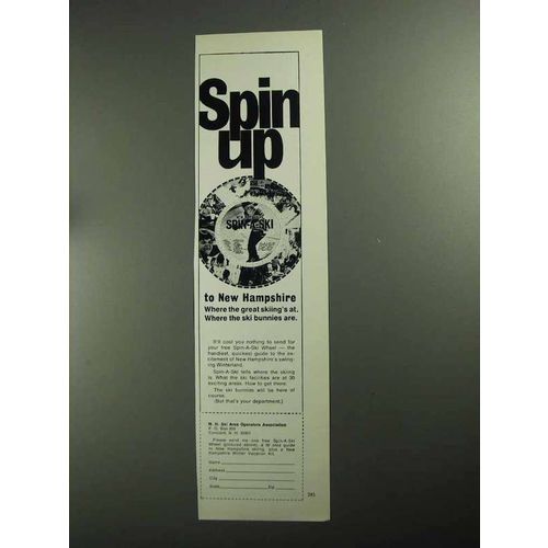 1968 New Hampshire Ski Area Operators Association Ad