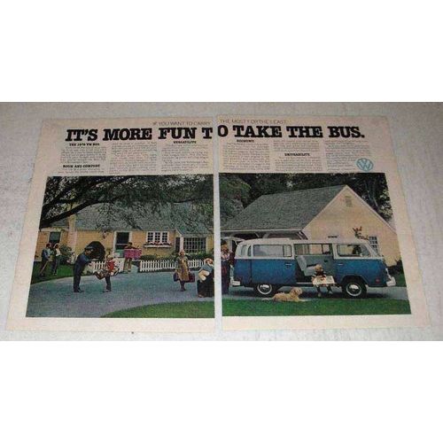 1978 Volkswagen VW Bus Ad - It's More Fun to Take
