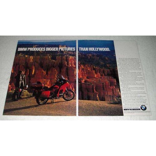 1991 BMW K100LT Motorcycle Ad - Bigger Pictures