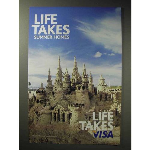 2006 VISA Credit Card Ad - Life Takes Summer Homes