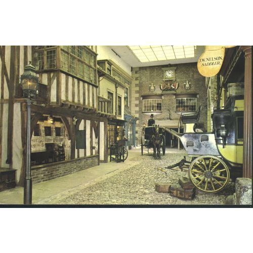 GB Postcard - The Castle Museum, York. "Kirkgate"