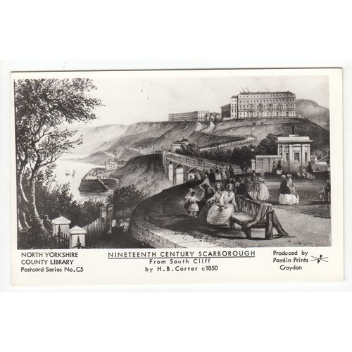 Nineteenth Century Scarborough 1970s Pamlin Prints Postcard C5