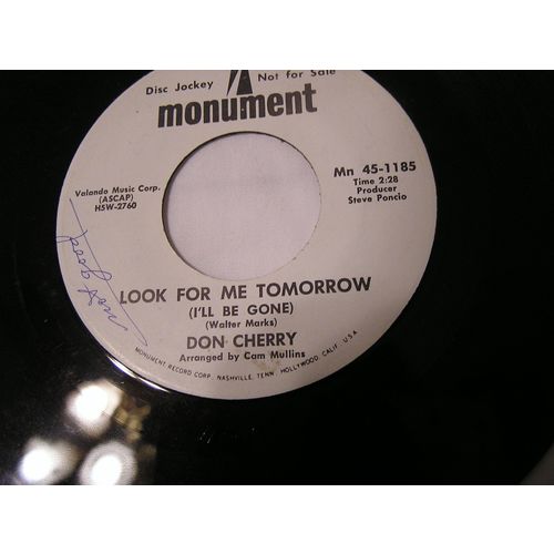 Don Cherry Promo 45-LILACS IN WINTER/LOOK FOR ME TOMORROW