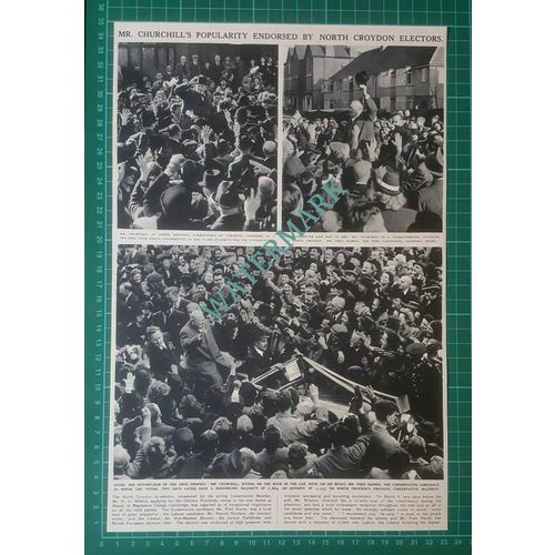 (X354) North Croydon By Election Winston Churchill Mr Fred Harris - 1948 Clip
