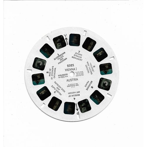 Vienna I, Austria - Vintage Sawyers View-Master Reel 2325 - 3D