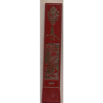 BUDE, CORNWALL...Leather Bookmark.. 178 =