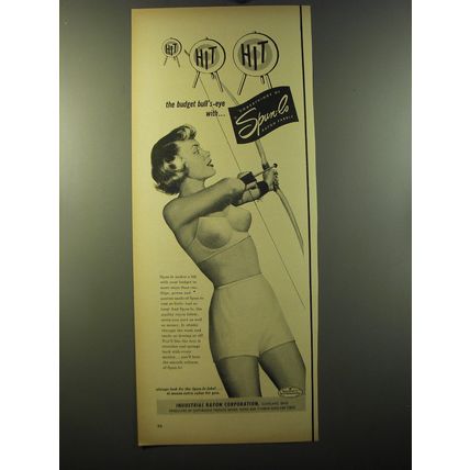 1950 Spun-Lo Lingerie Ad - Hit Hit Hit