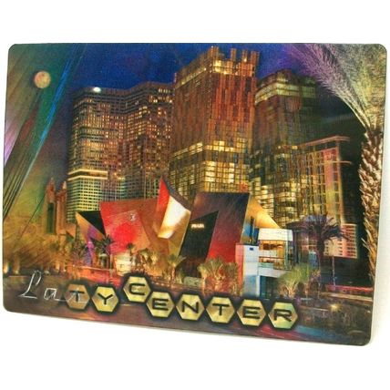 Las Vegas City Center 3D Fridge Magnet