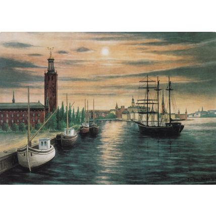 Per Landstrom Stockholm 1930 Postcard unused VGC