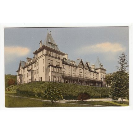The Highland Hotel Strathpeffer Spa Postcard Ross-shire 42501