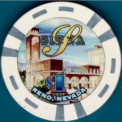 Siena. $1 Casino Chip. Reno, NV. I73.
