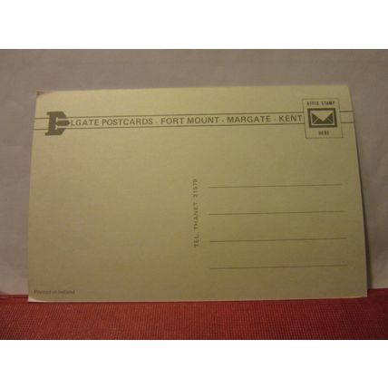 SUNSET OVER HERNE BAY, KENT. unused postcard by Elgate =