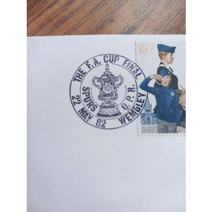 1982 FA CUP FINAL - QPR vs TOTTENHAM/SPURS - FIRST DAY COVER **FREE POSTAGE**