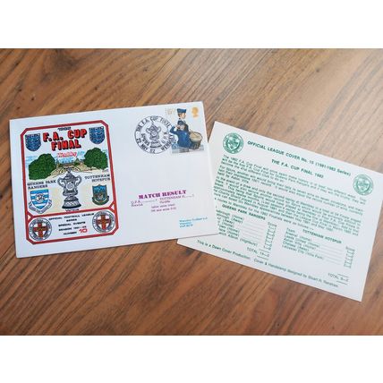 1982 FA CUP FINAL - QPR vs TOTTENHAM/SPURS - FIRST DAY COVER **FREE POSTAGE**