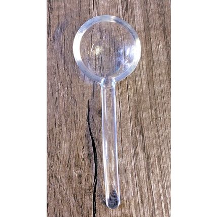 Vintage 1930s Clear Depression Glass Condiment Serving Spoon Round Well Mint!