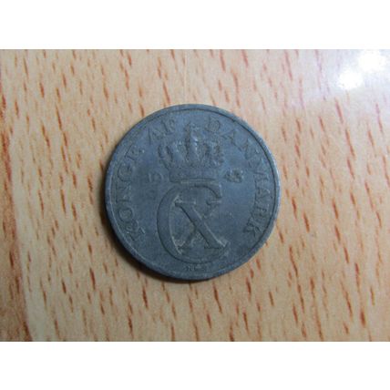 Denmark 1943 2 Ore Coin