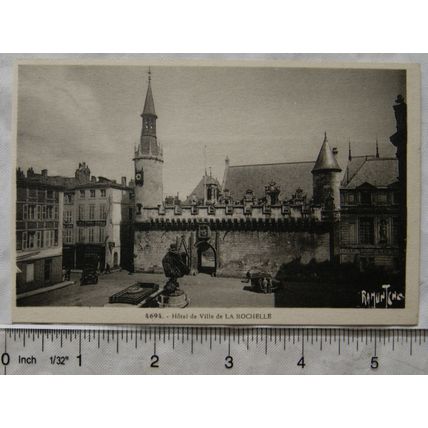 vintage postcard La Rochelle, Hôtel de Ville