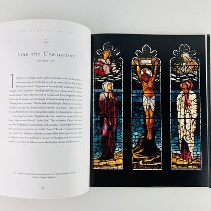 The Book Of Saints by Lesley Whiteside Hardcover Book