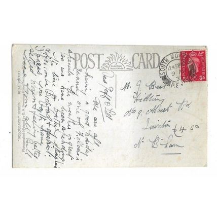 Instow, Devon, Multiview RP Postcard.