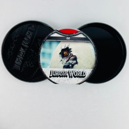 Jurassic World DVD Tin Steelbook Movie Reel Limited Edition