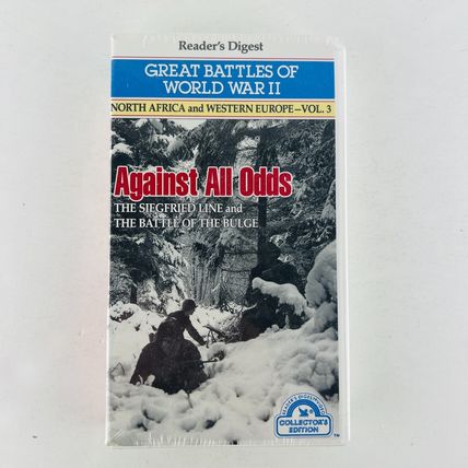 World War II VHS Video 8 Tape Lot #1 WWII