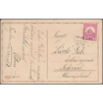 Boldog Új Évet, 1930 - Albrecht & Meister Levelezőlap