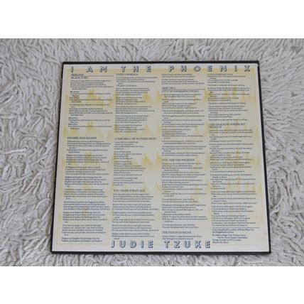 JUDIE TZUKE, I AM THE PHEONIX VINYL LP.
